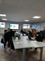 participants ateliers numérique jeudi