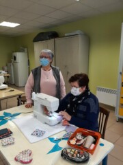 création pochons sensoriels