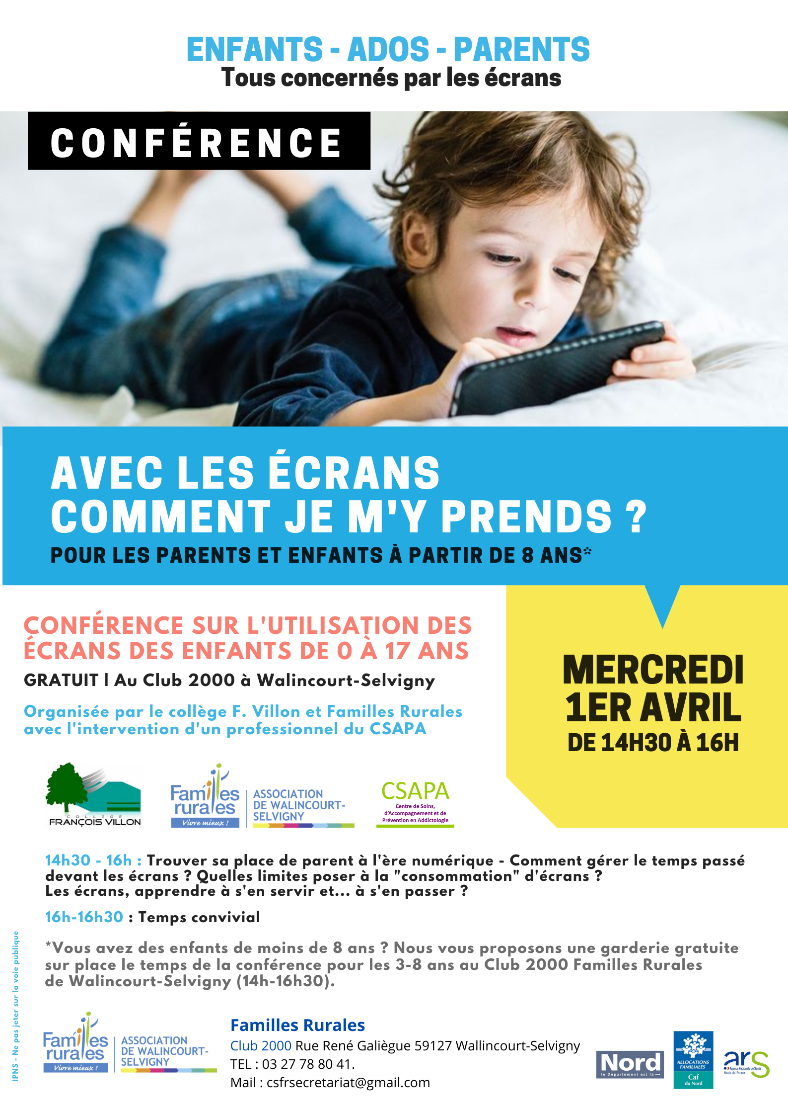 Conférence avec les écrans comment je m'y prends ?