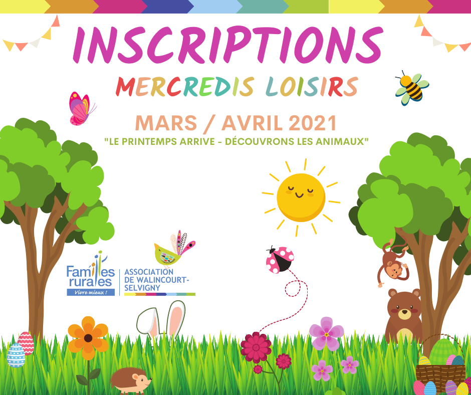 Mercredis Loisirs mars avril 2021 (1)