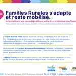 Familles Rurales s'adapte et reste mobilisé. Informations sur nos adaptations suite à ce troisième confinement (1)