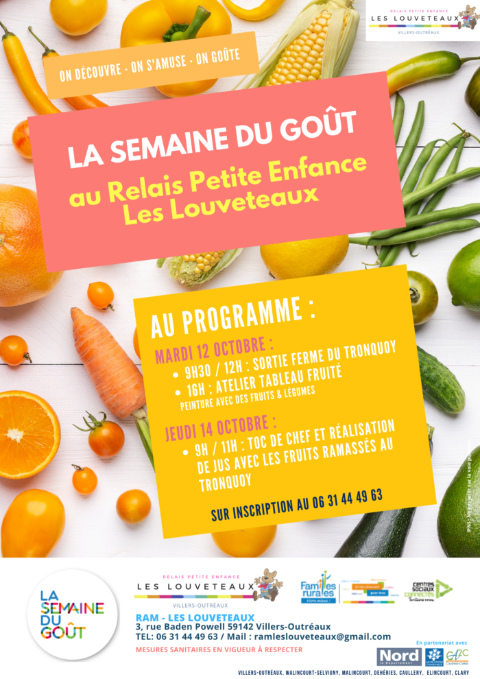 Semaine du Gout RAM Les Louveteaux