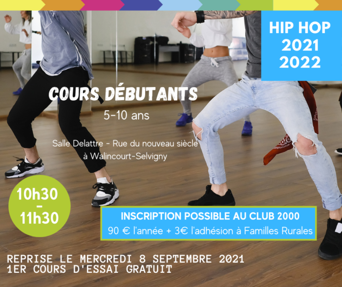 Hip HOP 2021 2022 walincourt familles rurales