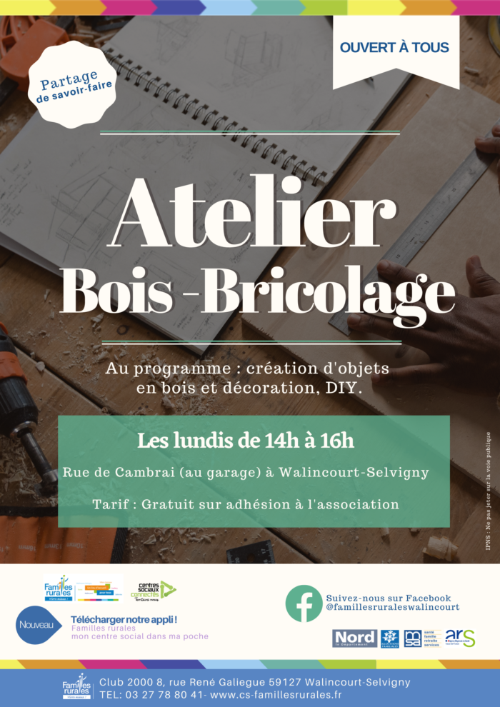 Atelier bois bricolage