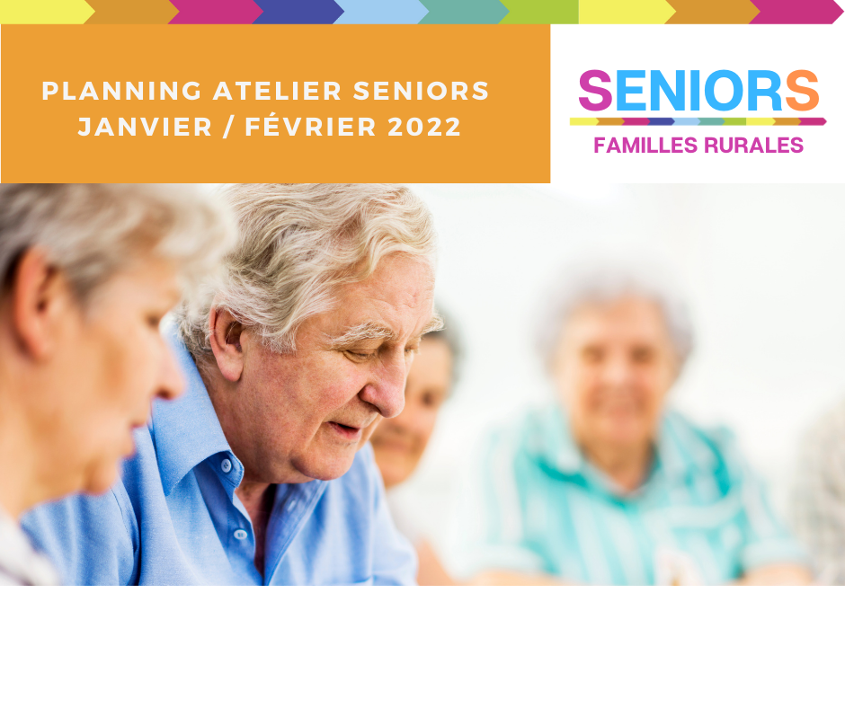 Planning senior janvier février 2022