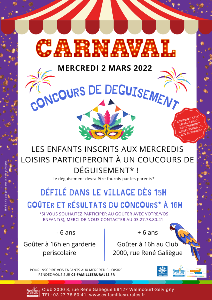 carnaval concours de déguisement