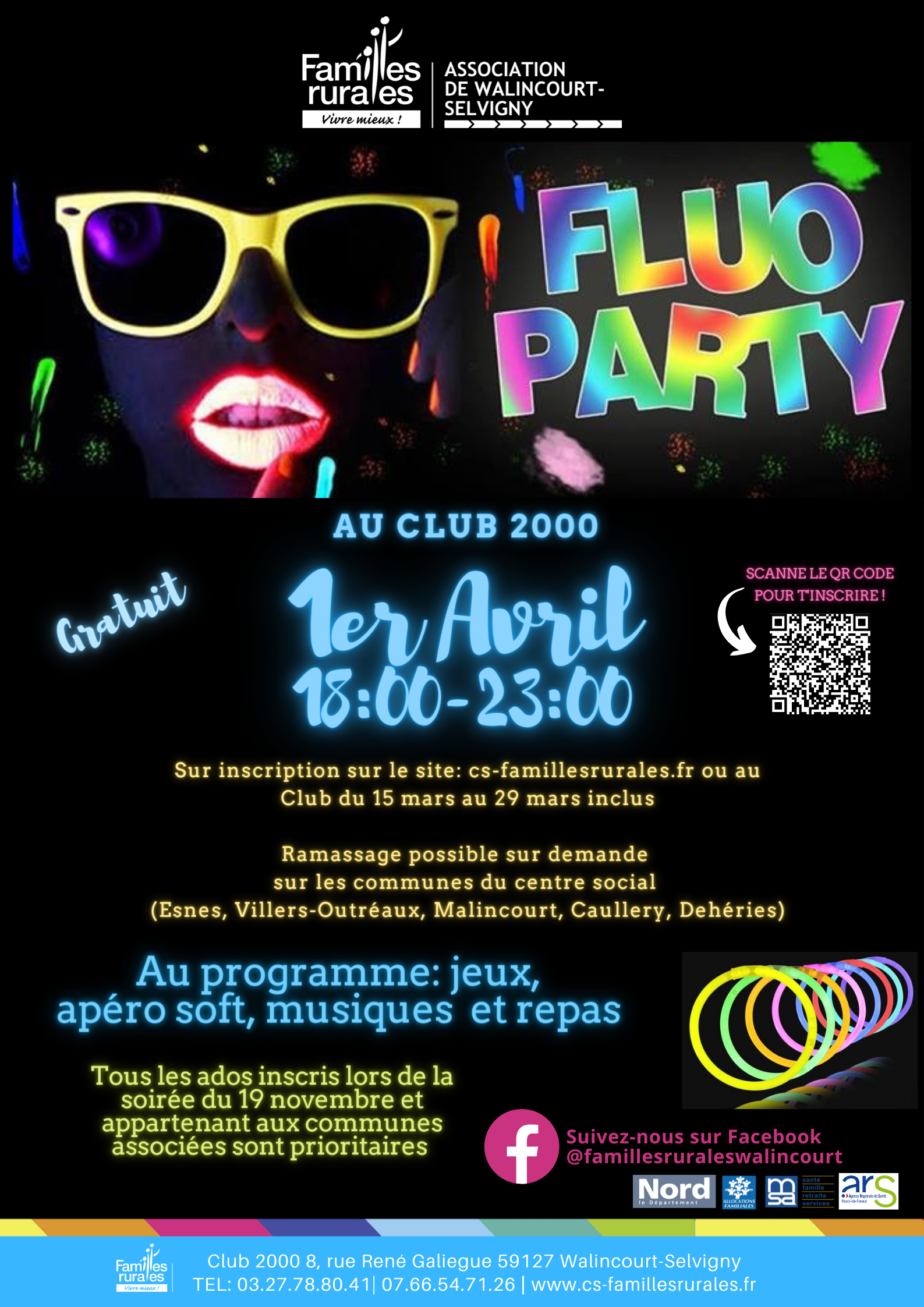 Soirée fluo