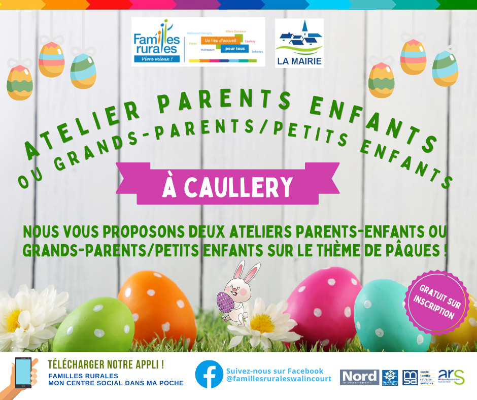 Atelier parents enfants ou grands parents petits enfants