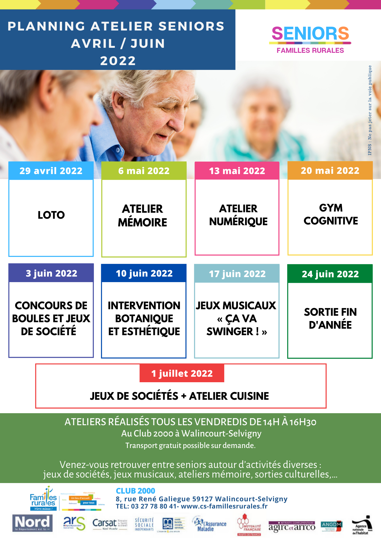 planning seniors avril à juin 2022