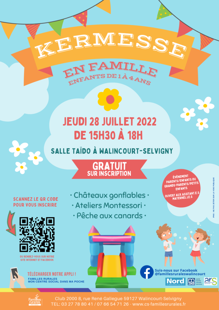 kermesse tout petits 28 juillet 2022